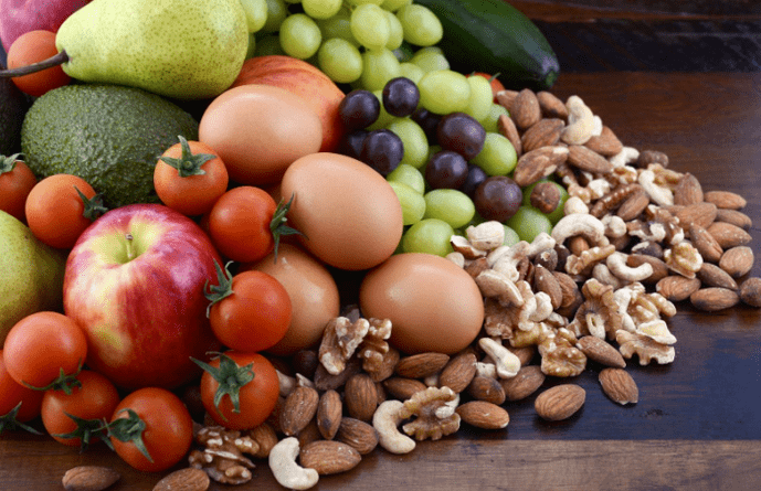 Fruit vegetable walnuts